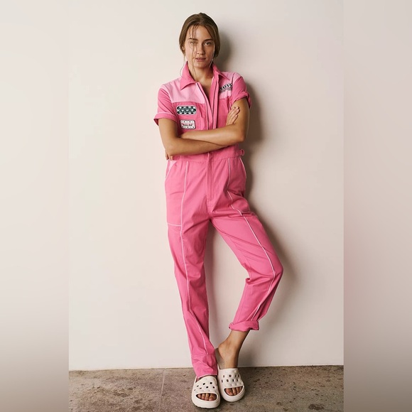 Free People Beach Riot Racetrack One-Piece - Picture 1 of 9